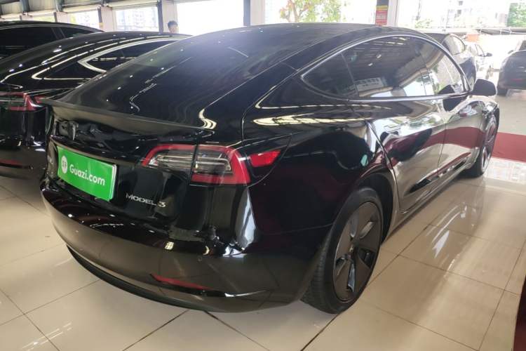 Used Tesla Model 3 2022 Rear-Wheel-Drive Version Rear Right 45 Deg