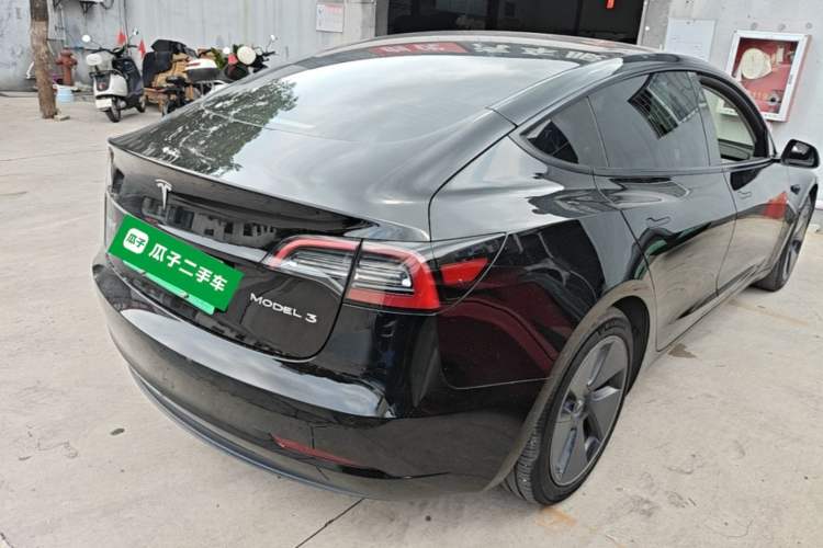 Used Tesla Model 3 2022 Rear-Wheel-Drive Version Rear Right 45 Deg