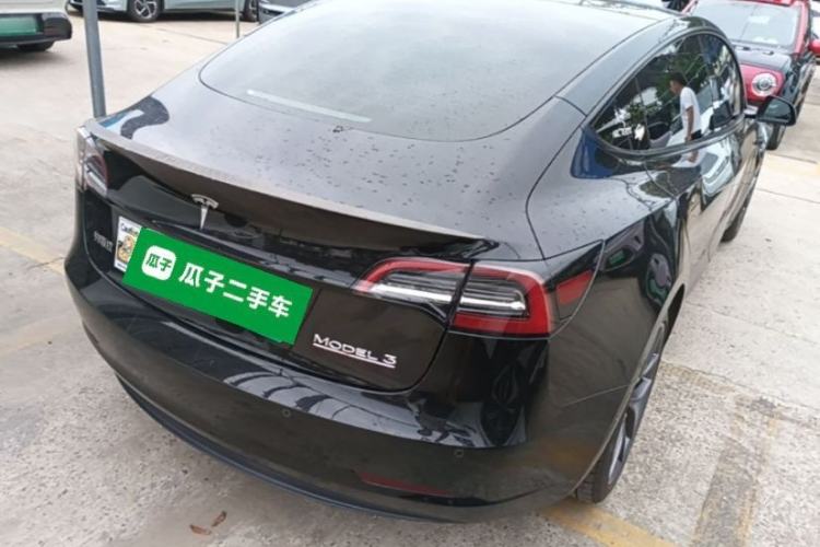 Used Tesla Model 3 2022 Performance High-Performance All-Wheel-Drive Version Rear Right 45 Deg