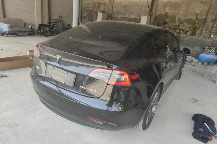 Used Tesla Model 3 2022 Rear-Wheel-Drive Version Rear Right 45 Deg