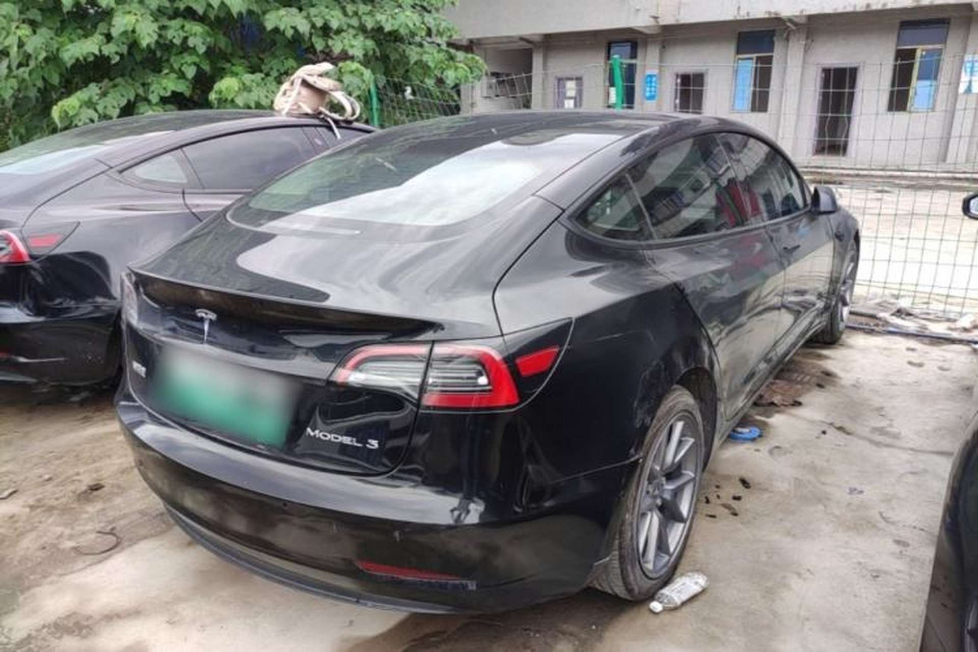 Used Tesla Model 3 2022 Rear-Wheel-Drive Version Rear Right 45 Deg