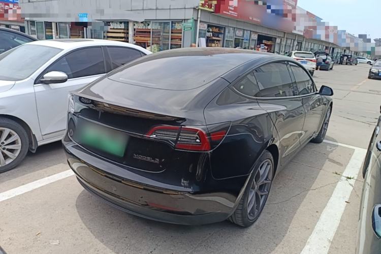 Used Tesla Model 3 2022 Performance High-Performance All-Wheel-Drive Version Rear Right 45 Deg