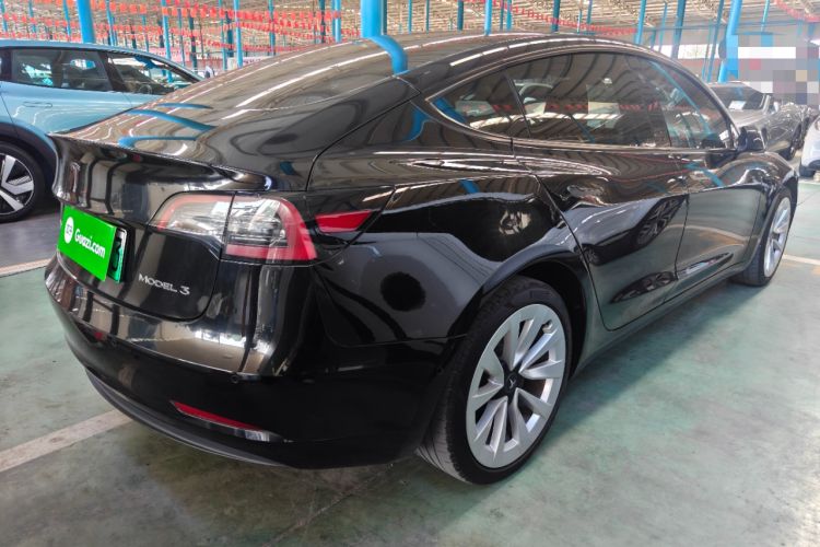Used Tesla Model 3 2022 Rear-Wheel-Drive Version Rear Right 45 Deg
