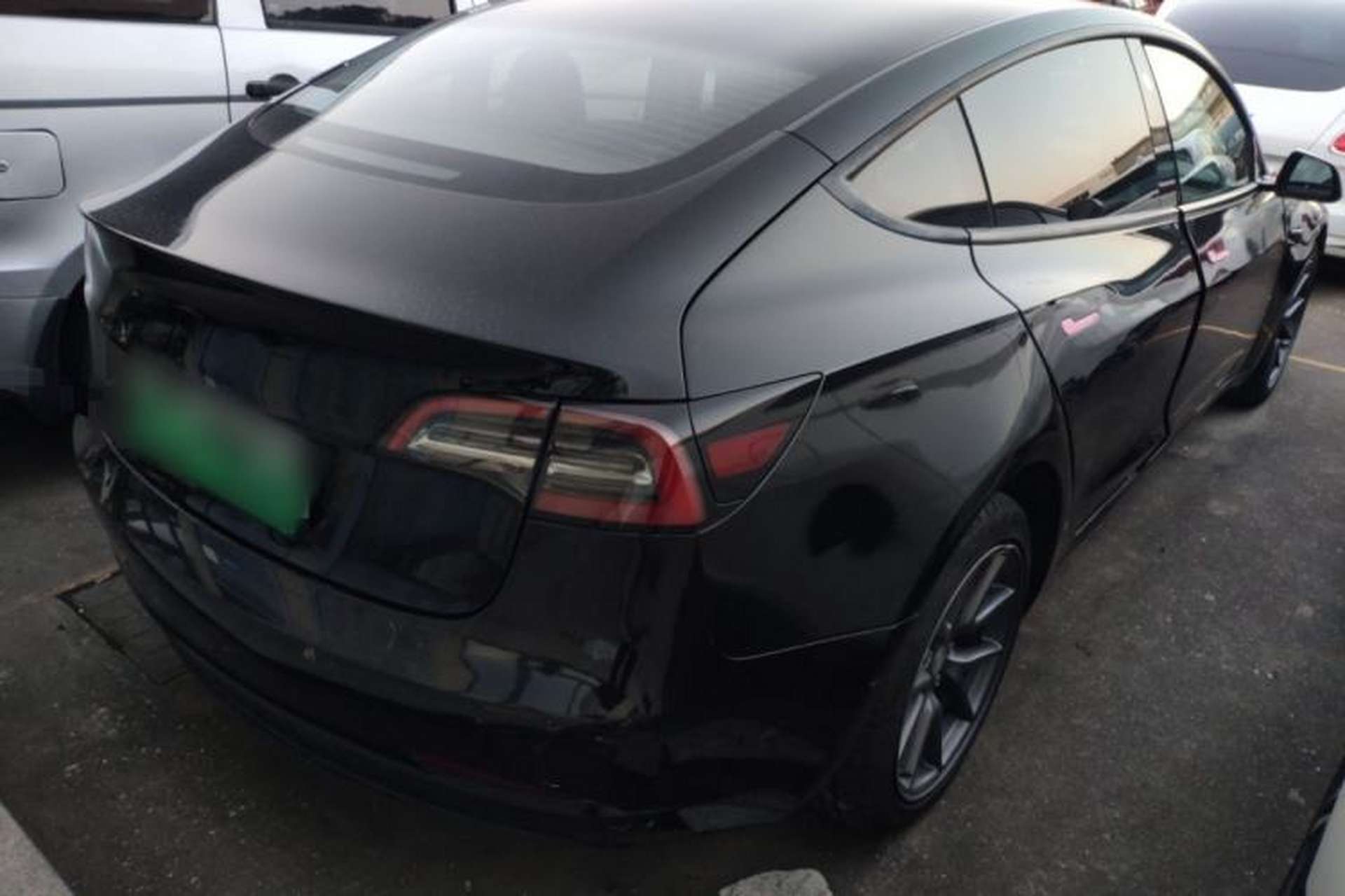 Used Tesla Model 3 2022 Rear-Wheel-Drive Version Rear Right 45 Deg