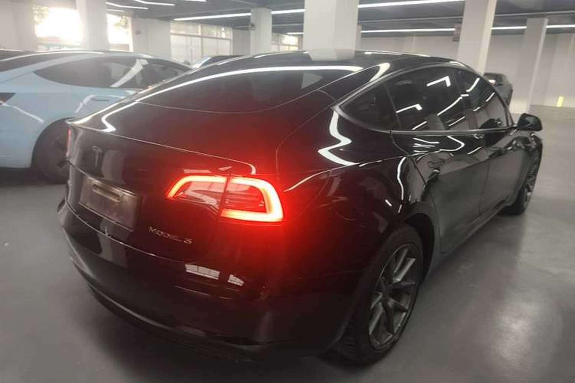 Used Tesla Model 3 2022 Rear-Wheel-Drive Version Rear Right 45 Deg