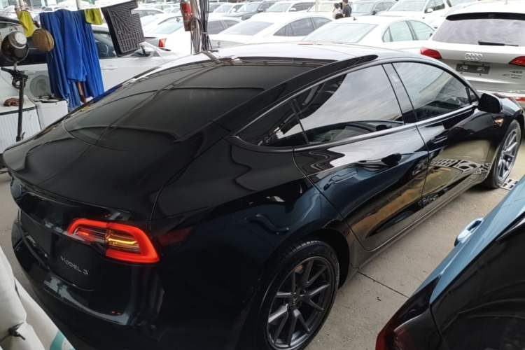 Used Tesla Model 3 2022 Rear-Wheel-Drive Version Rear Right 45 Deg