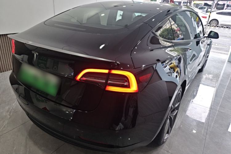 Used Tesla Model 3 2022 Performance High-Performance All-Wheel-Drive Version Rear Right 45 Deg