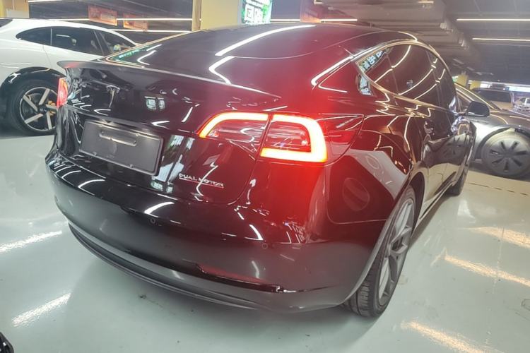 Used Tesla Model 3 2022 Performance High-Performance All-Wheel-Drive Version Rear Right 45 Deg