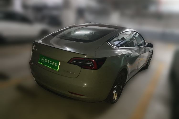Used Tesla Model 3 2022 Performance High-Performance All-Wheel-Drive Version Rear Right 45 Deg