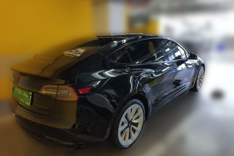 Used Tesla Model 3 2022 Rear-Wheel-Drive Version Rear Right 45 Deg