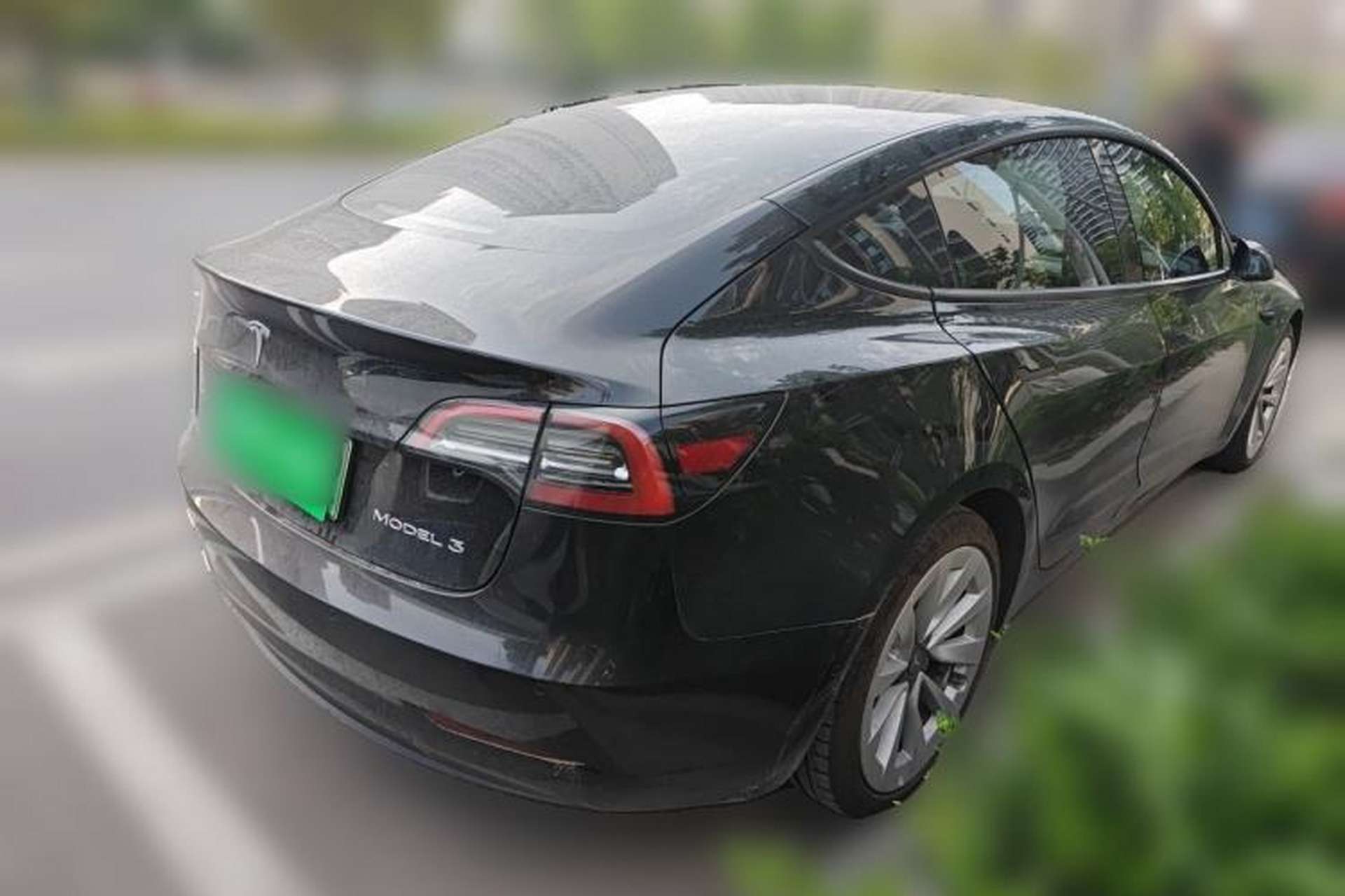 Used Tesla Model 3 2022 Rear-Wheel-Drive Version Rear Right 45 Deg