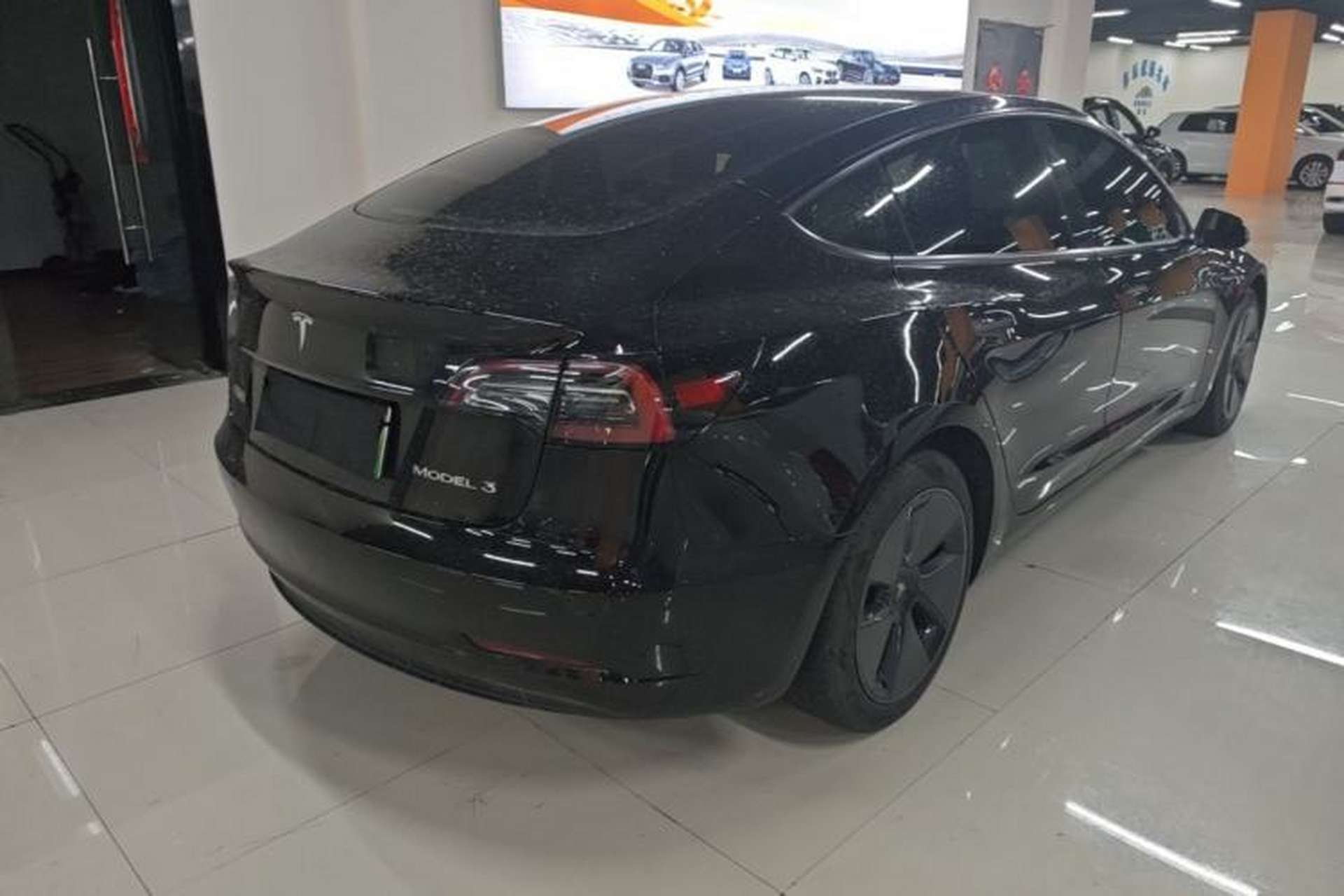 Used Tesla Model 3 2022 Rear-Wheel-Drive Version Rear Right 45 Deg