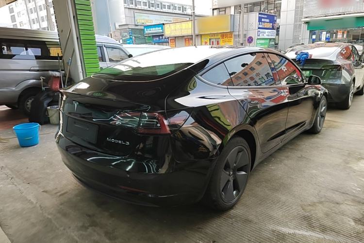 Used Tesla Model 3 2022 Rear-Wheel-Drive Version Rear Right 45 Deg