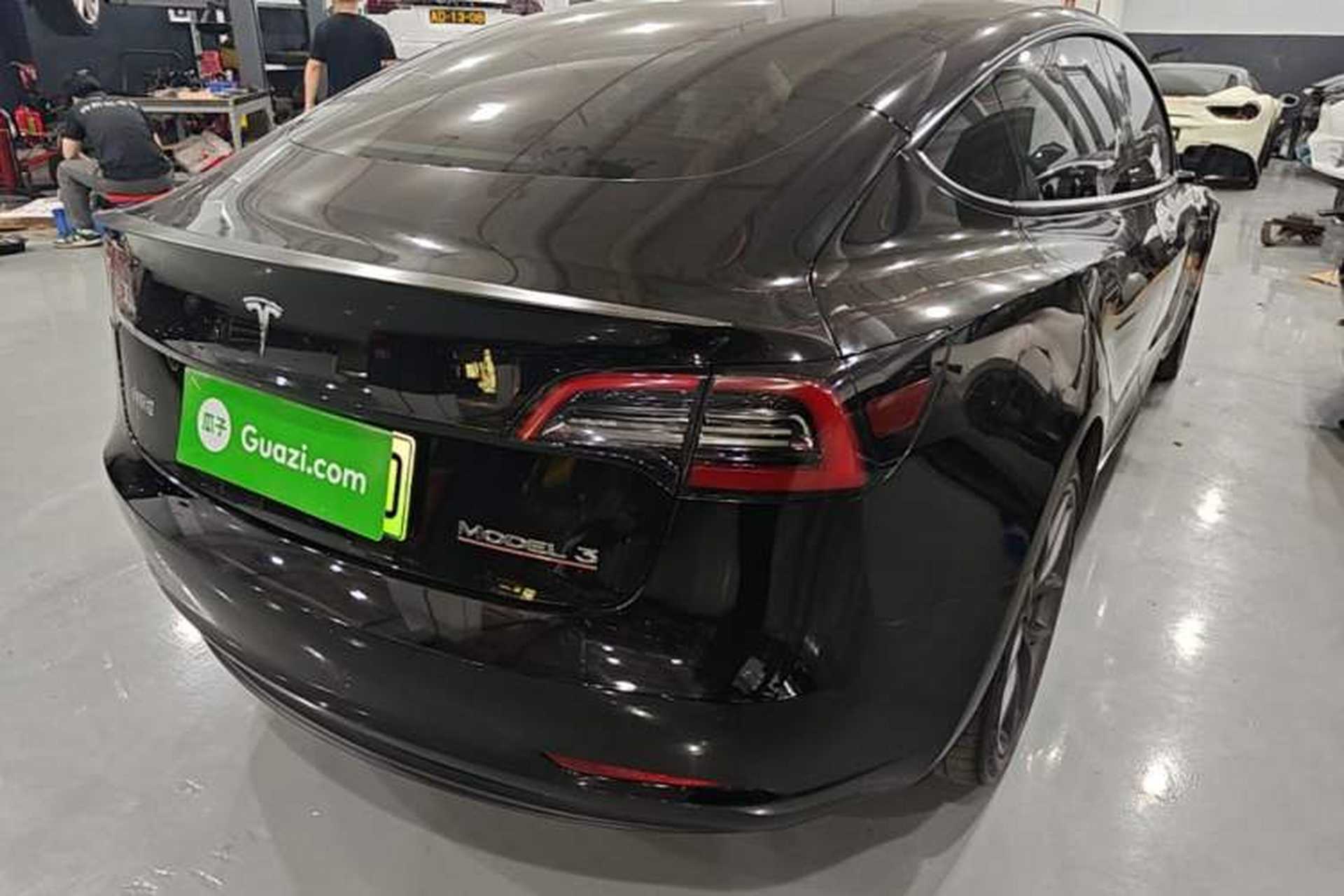 Used Tesla Model 3 2022 Performance High-Performance All-Wheel-Drive Version Rear Right 45 Deg