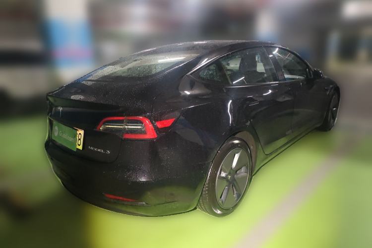 Used Tesla Model 3 2022 Rear-Wheel-Drive Version Rear Right 45 Deg