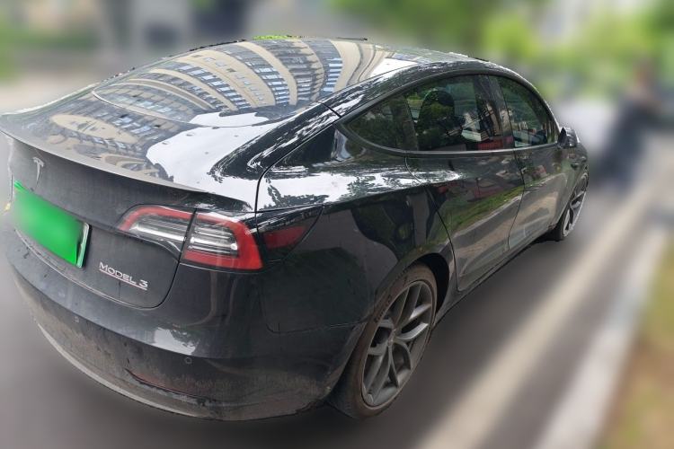 Used Tesla Model 3 2022 Performance High-Performance All-Wheel-Drive Version Rear Right 45 Deg