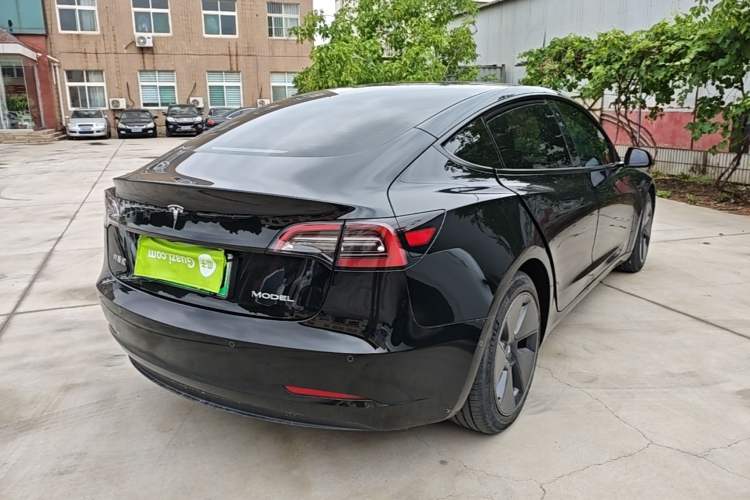 Used Tesla Model 3 2022 Rear-Wheel-Drive Version Rear Right 45 Deg