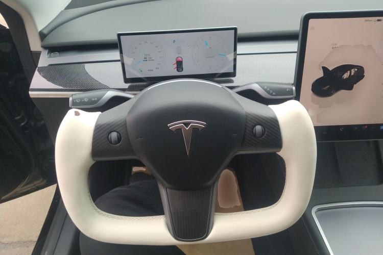 Used Tesla Model 3 2022 Performance High-Performance All-Wheel-Drive Version Steering Wheel