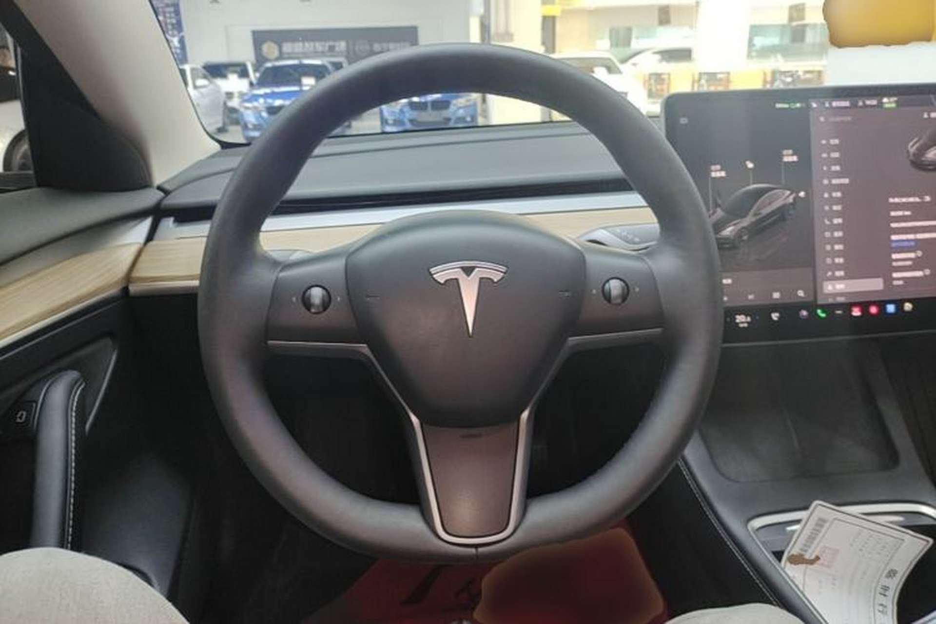 Used Tesla Model 3 2022 Rear-Wheel-Drive Version Steering Wheel