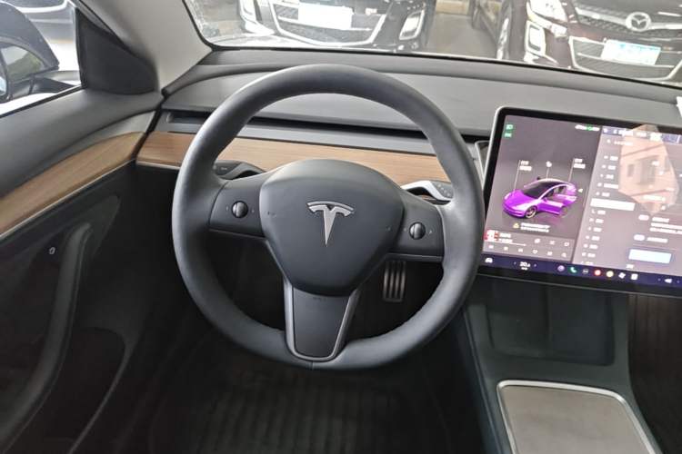 Used Tesla Model 3 2022 Performance High-Performance All-Wheel-Drive Version Steering Wheel