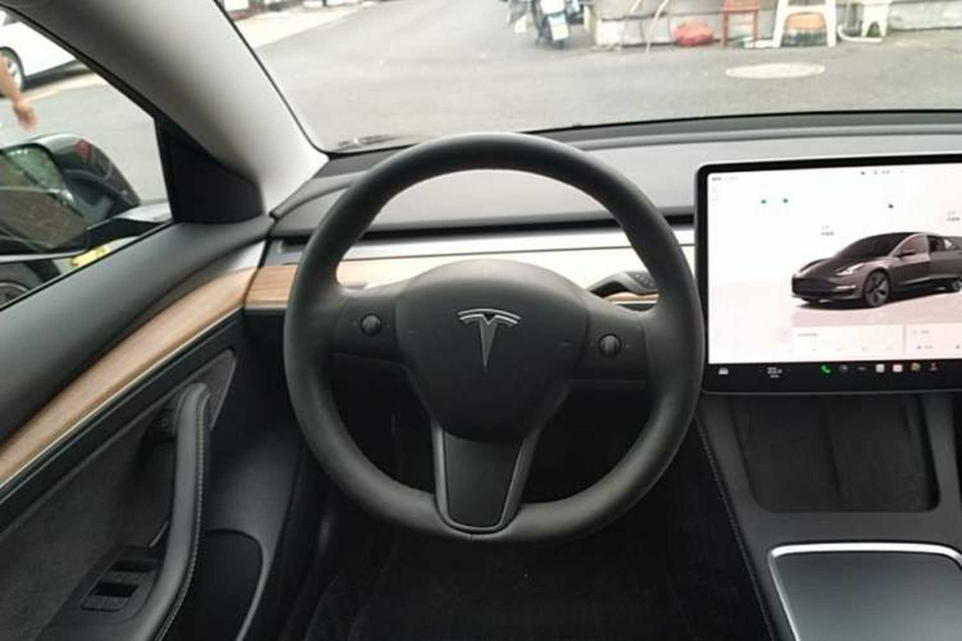 Used Tesla Model 3 2022 Rear-Wheel-Drive Version Steering Wheel
