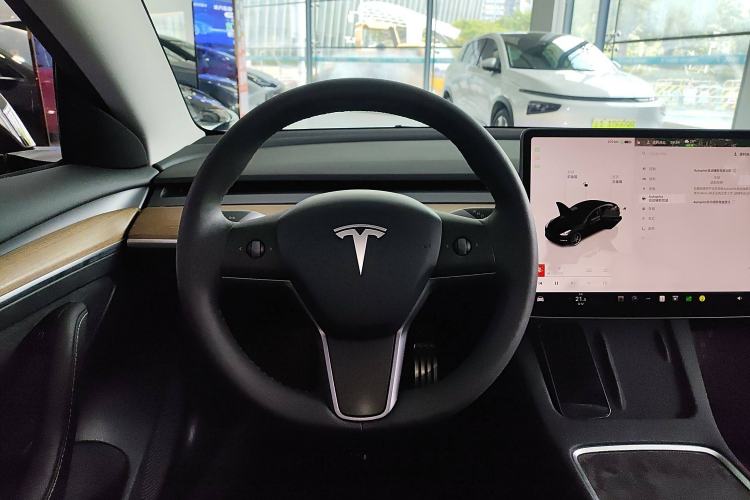 Used Tesla Model 3 2022 Performance High-Performance All-Wheel-Drive Version Steering Wheel