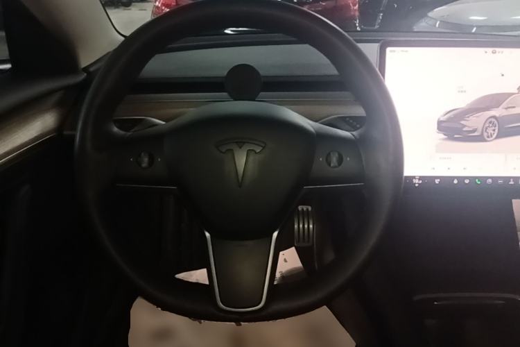 Used Tesla Model 3 2022 Performance High-Performance All-Wheel-Drive Version Steering Wheel