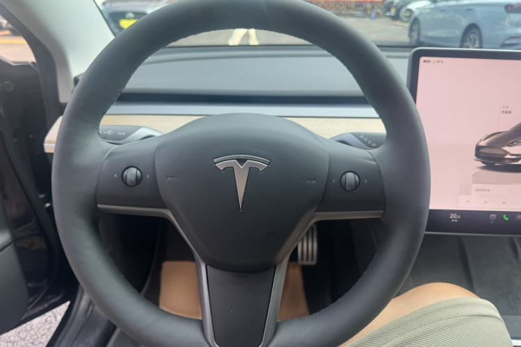Used Tesla Model 3 2022 Performance High-Performance All-Wheel-Drive Version Steering Wheel