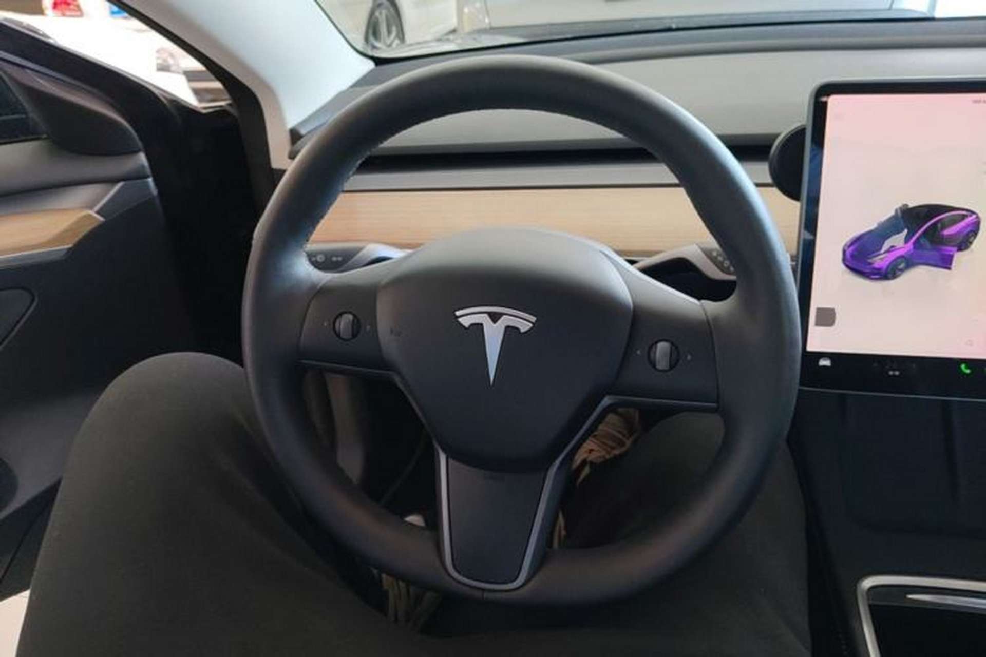 Used Tesla Model 3 2022 Rear-Wheel-Drive Version Steering Wheel