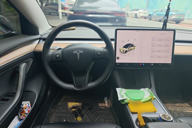 Used Tesla Model 3 2022 Performance High-Performance All-Wheel-Drive Version Steering Wheel