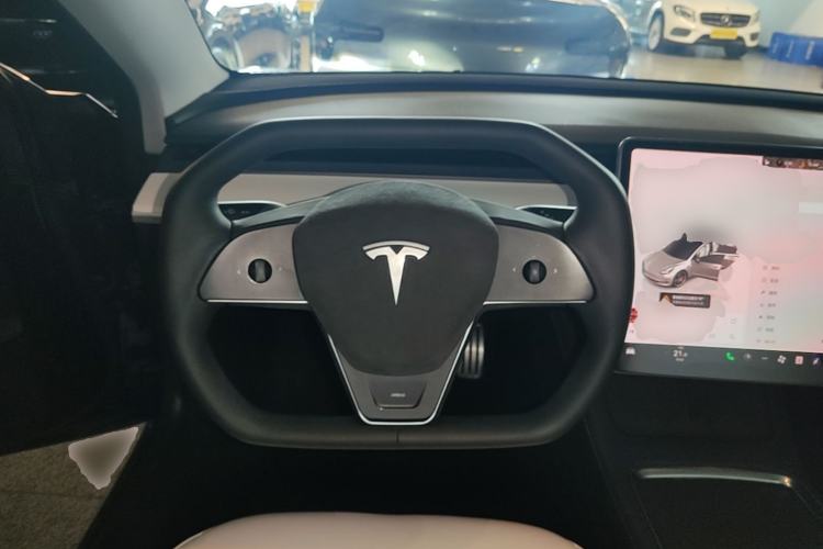 Used Tesla Model 3 2022 Performance High-Performance All-Wheel-Drive Version Steering Wheel