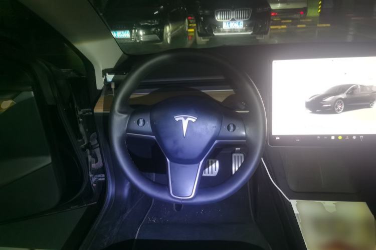 Used Tesla Model 3 2022 Performance High-Performance All-Wheel-Drive Version Steering Wheel