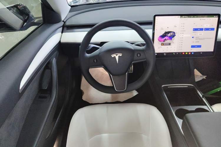 Used Tesla Model 3 2022 Performance High-Performance All-Wheel-Drive Version Steering Wheel