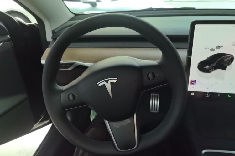 Used Tesla Model 3 2022 Performance High-Performance All-Wheel-Drive Version Steering Wheel