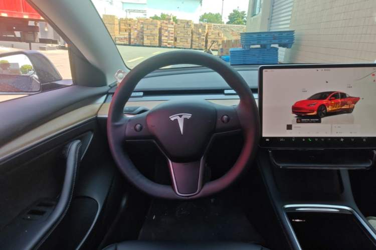 Used Tesla Model 3 2022 Rear-Wheel-Drive Version Steering Wheel