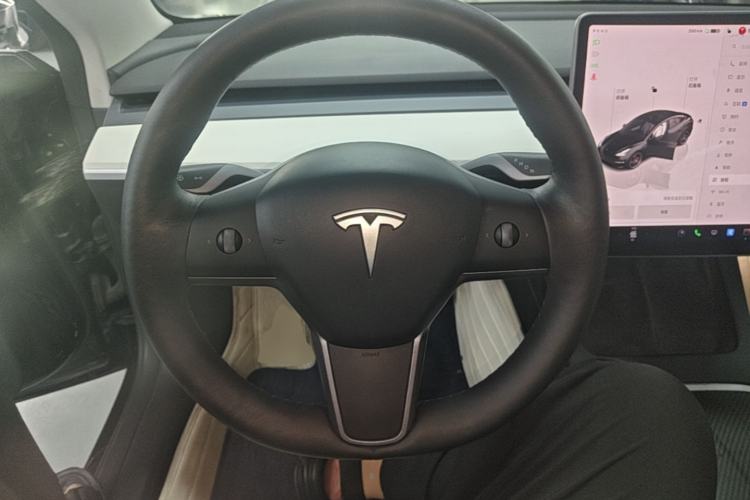 Used Tesla Model 3 2022 Performance High-Performance All-Wheel-Drive Version Steering Wheel