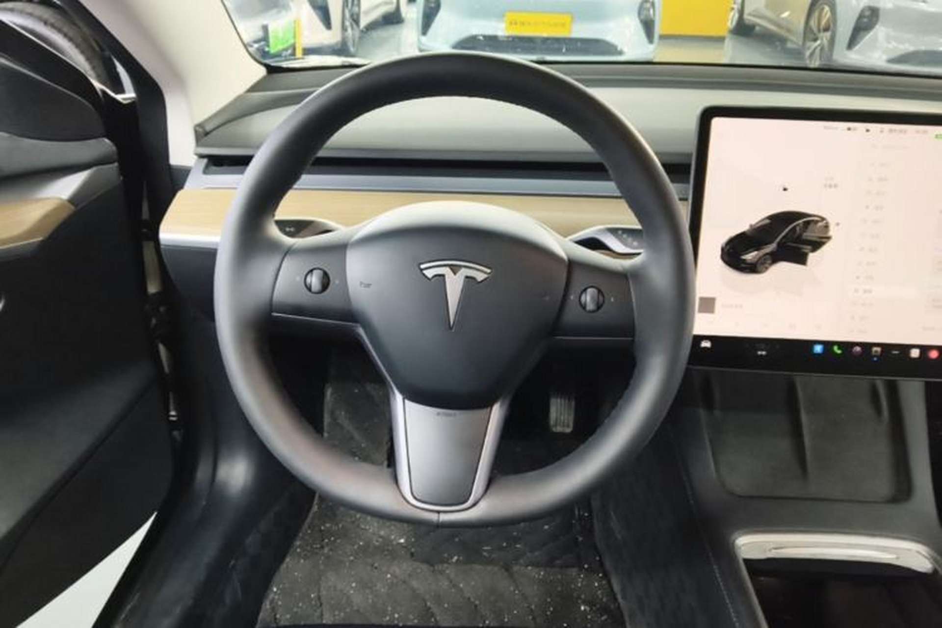 Used Tesla Model 3 2022 Rear-Wheel-Drive Version Steering Wheel