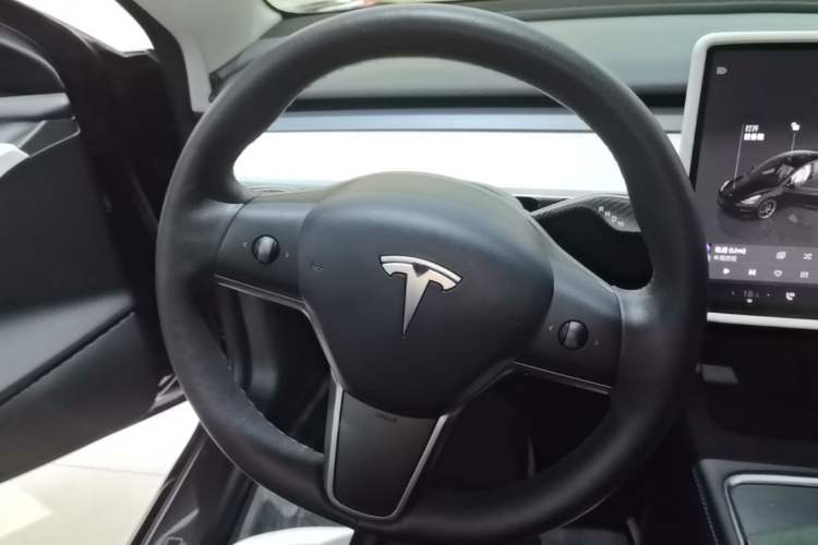 Used Tesla Model 3 2022 Performance High-Performance All-Wheel-Drive Version Steering Wheel
