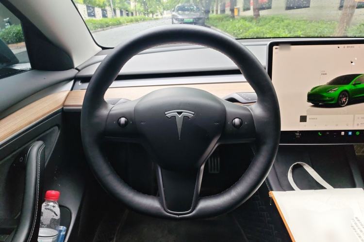 Used Tesla Model 3 2022 Performance High-Performance All-Wheel-Drive Version Steering Wheel