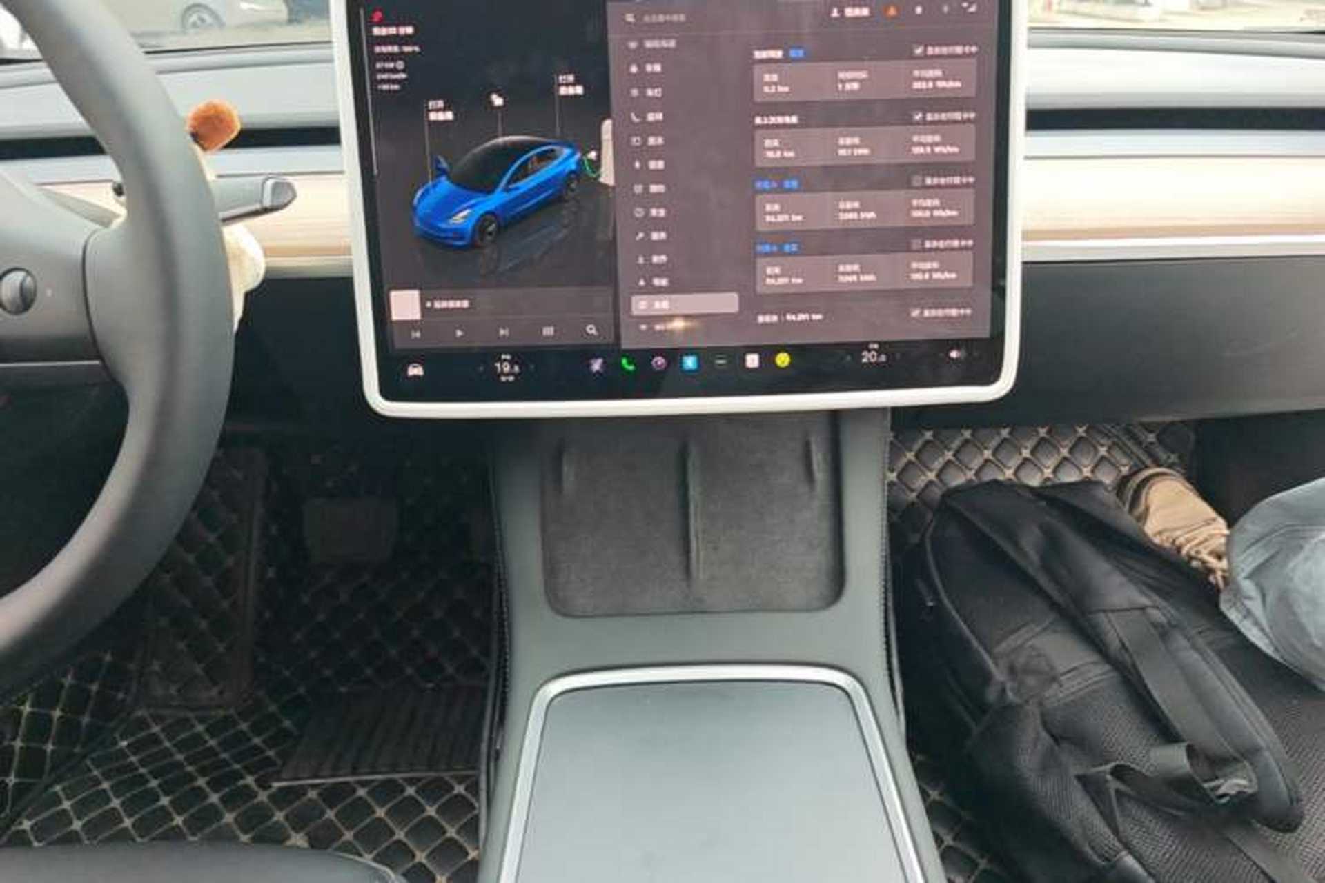 Used Tesla Model 3 2022 Rear-Wheel-Drive Version Audio And AC Panel