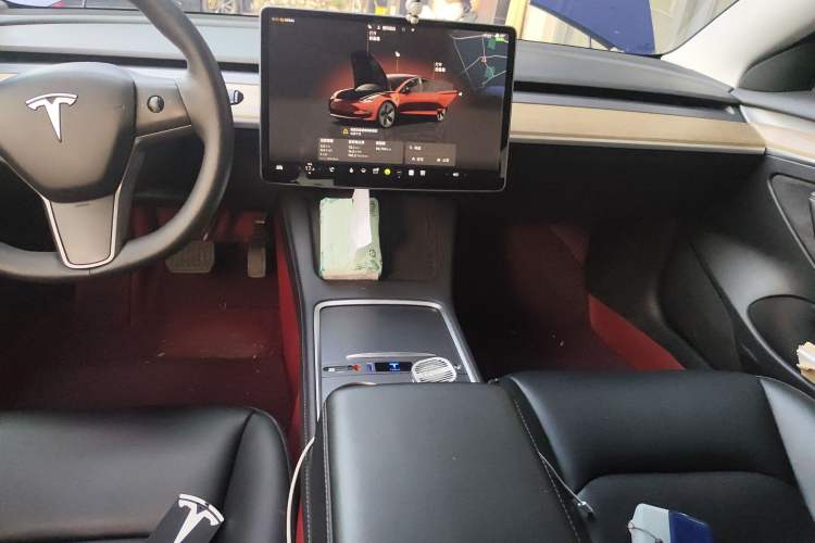 Used Tesla Model 3 2022 Rear-Wheel-Drive Version Audio And AC Panel