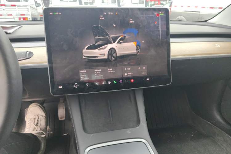Used Tesla Model 3 2022 Rear-Wheel-Drive Version Audio And AC Panel