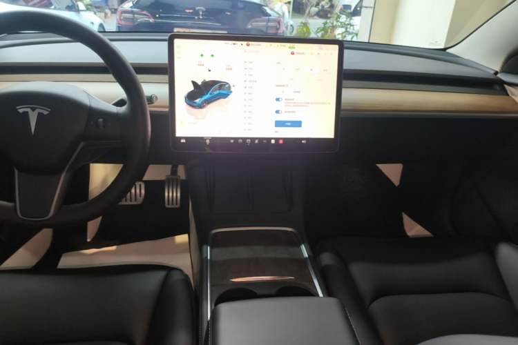 Used Tesla Model 3 2022 Performance High-Performance All-Wheel-Drive Version Audio And AC Panel