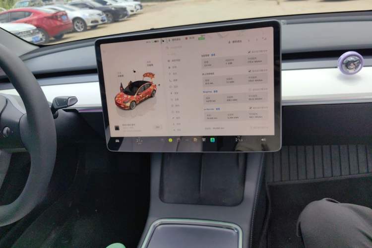 Used Tesla Model 3 2022 Rear-Wheel-Drive Version Audio And AC Panel