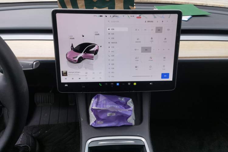 Used Tesla Model 3 2022 Rear-Wheel-Drive Version Audio And AC Panel