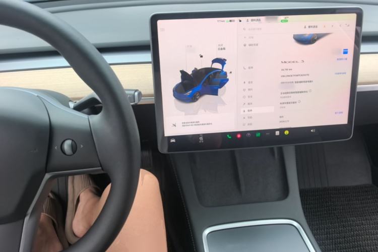 Used Tesla Model 3 2022 Rear-Wheel-Drive Version Center Console