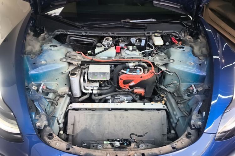 Used Tesla Model 3 2022 Performance High-Performance All-Wheel-Drive Version Engine Bay