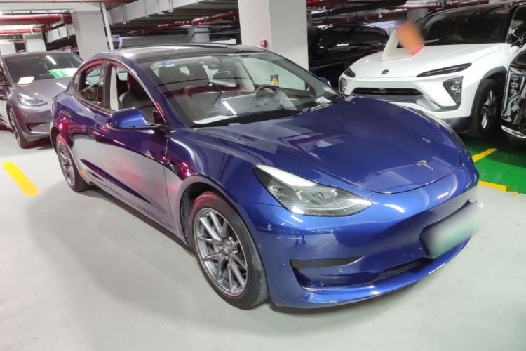 Used Tesla Model 3 2022 Rear-Wheel-Drive Version Front Right 45 Deg