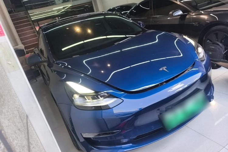 Used Tesla Model 3 2022 Performance High-Performance All-Wheel-Drive Version Front Right 45 Deg