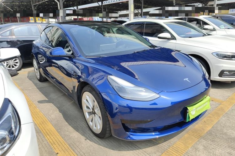 Used Tesla Model 3 2022 Rear-Wheel-Drive Version Front Right 45 Deg